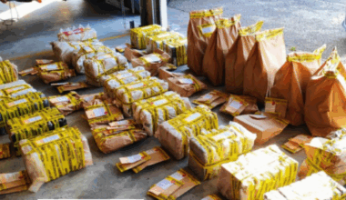 1,3 tonne de cocaïne saisie dans un camion près de Bordeaux, pour une valeur estimée entre 30 et 40 millions d’euros