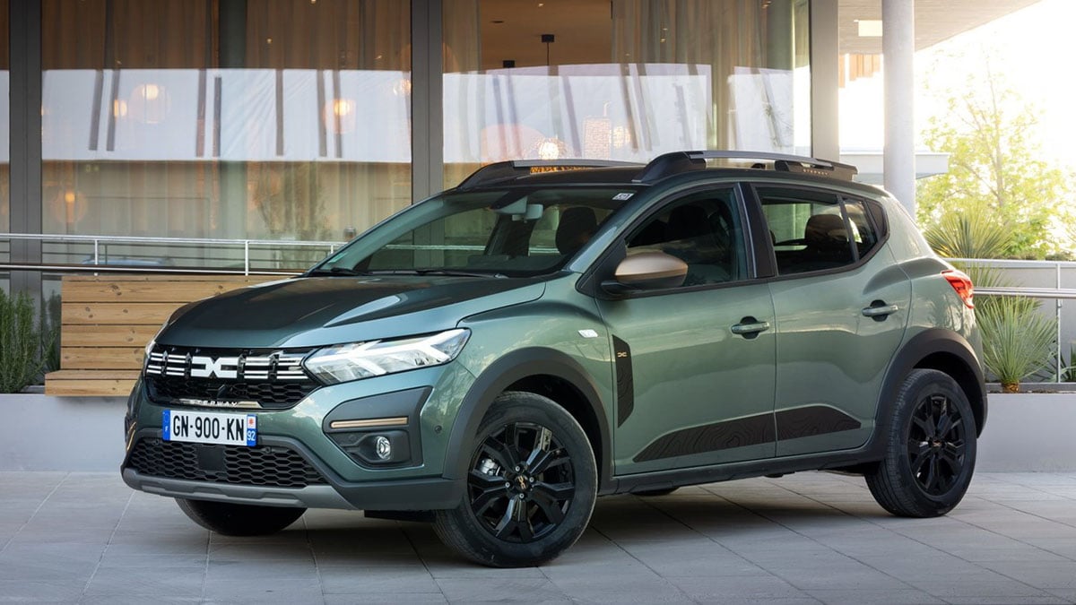 Dacia Sandero Stepway 2026 restylé avec feux LED redessinés et protections de carrosserie
