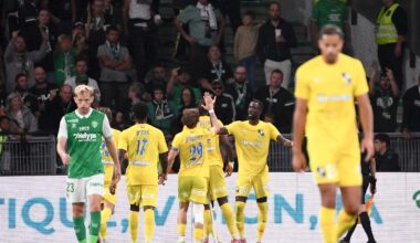 Saint-Etienne accroché... mais leader devant Pau et Nancy