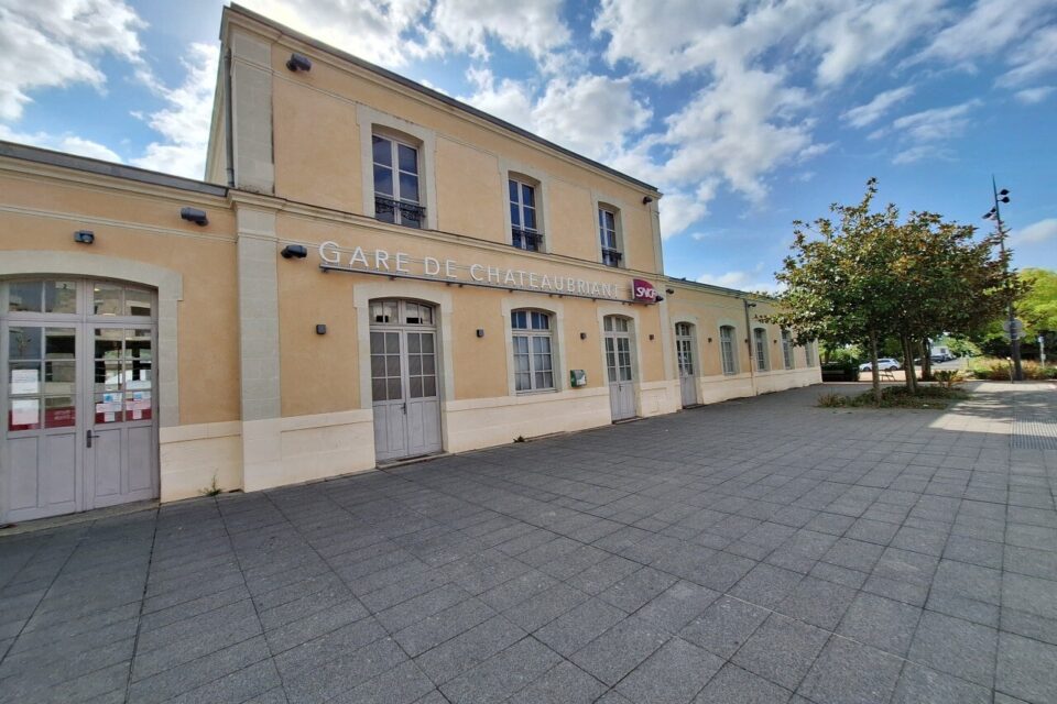 La gare de Châteaubriant.