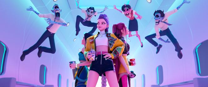 Image extraite du film d’animation « KPop Demon Hunters ».