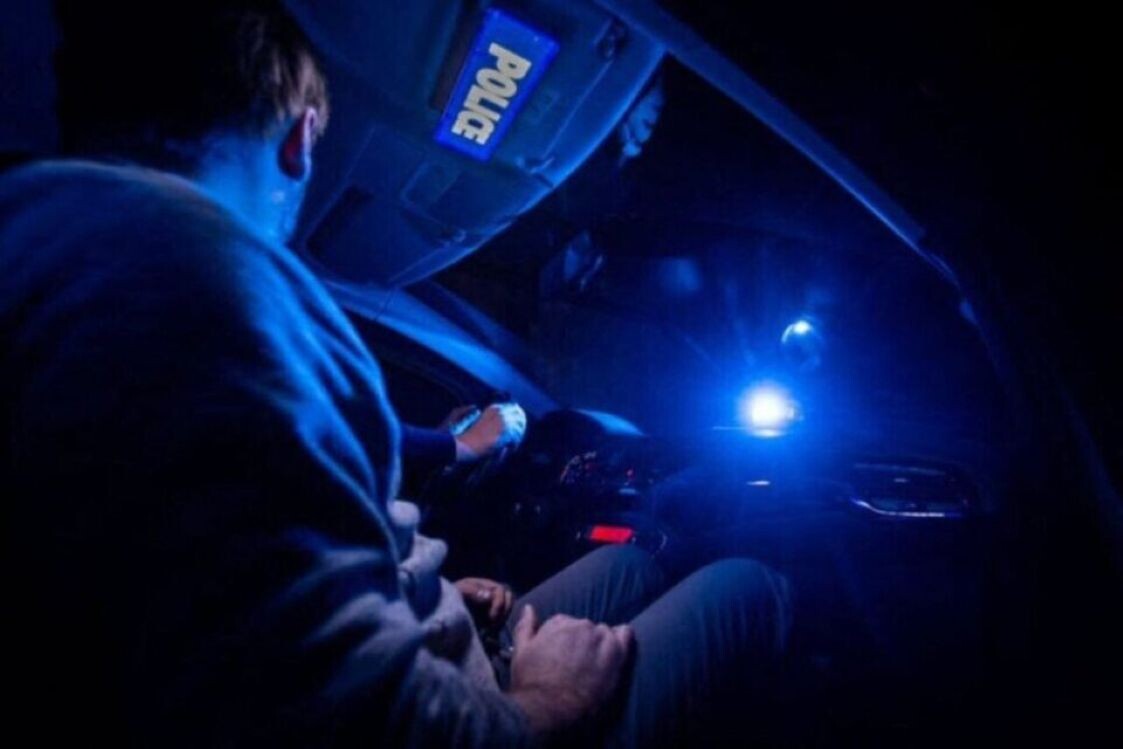 le conducteur a tout tenté pour fuir la police
