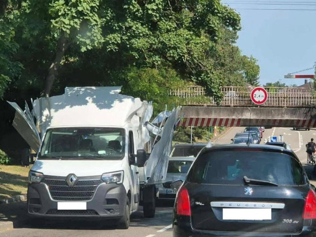 ce pont près de Strasbourg fait régulièrement des ravages