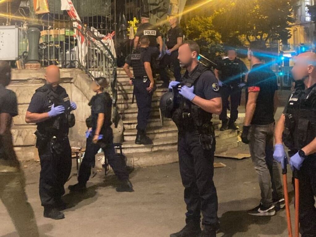 le "campement illicite" évacué par la préfecture