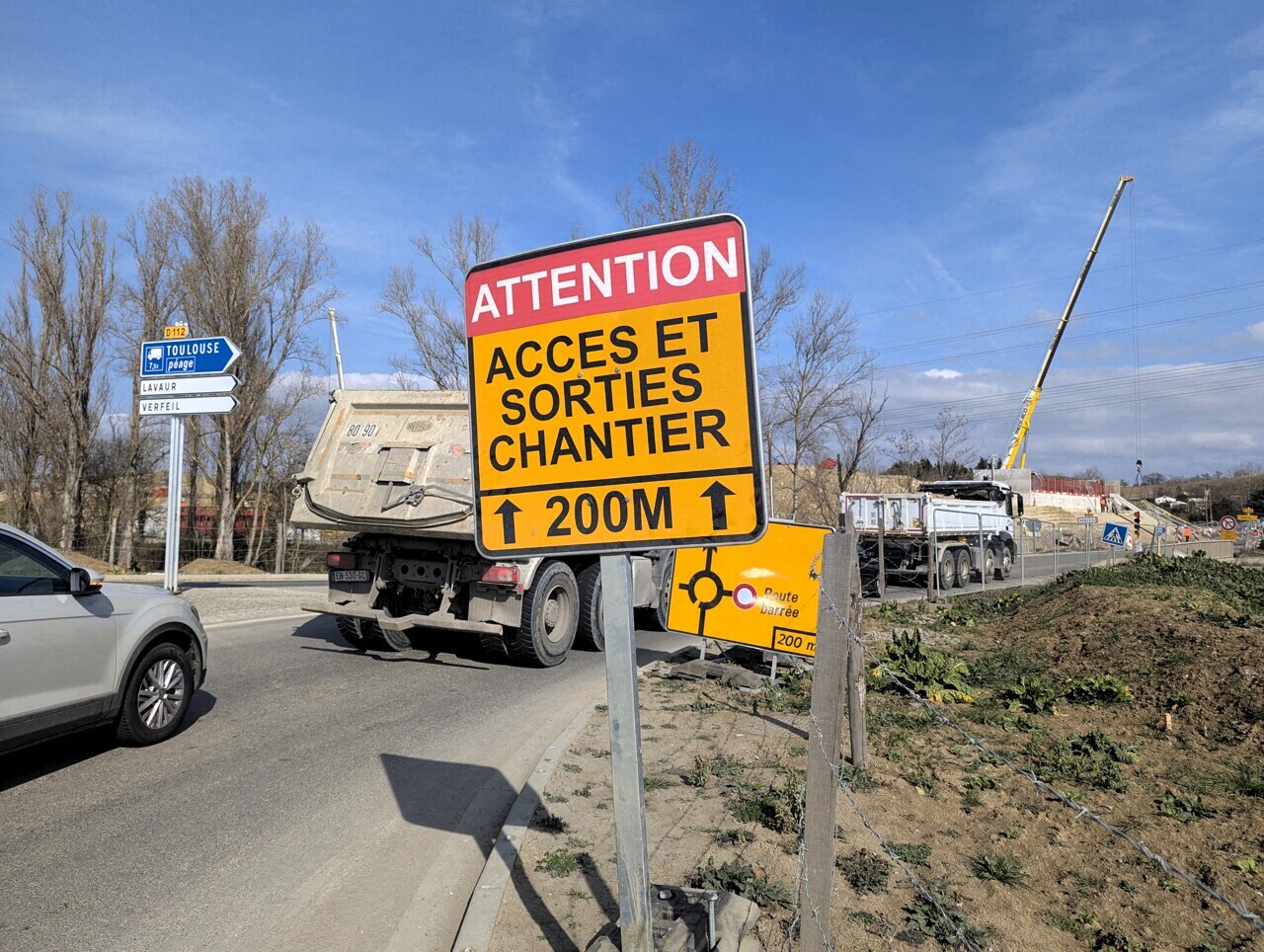 A69. Une nouvelle déviation et "des contrôles" mis en place dans ce secteur, près de Toulouse