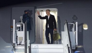Le premier ministre canadien Mark Carney est arrivé en Europe