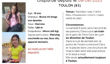 disparition adolescente Toulon fugue Clara Loubeyre
