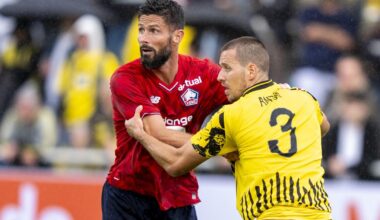 première discrète de Giroud, Lille battu par Dortmund