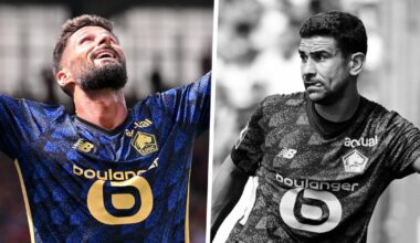 Giroud déjà en grande forme, le milieu lillois déboussolé... Les tops et les flops