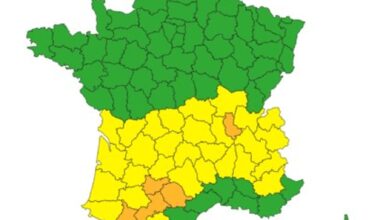 cinq départements placés en vigilance orange à la canicule pour vendredi 8 août