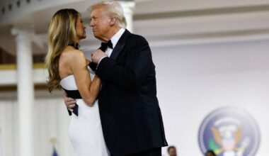 un couple de la version israélienne se grime en Donald et Melania Trump