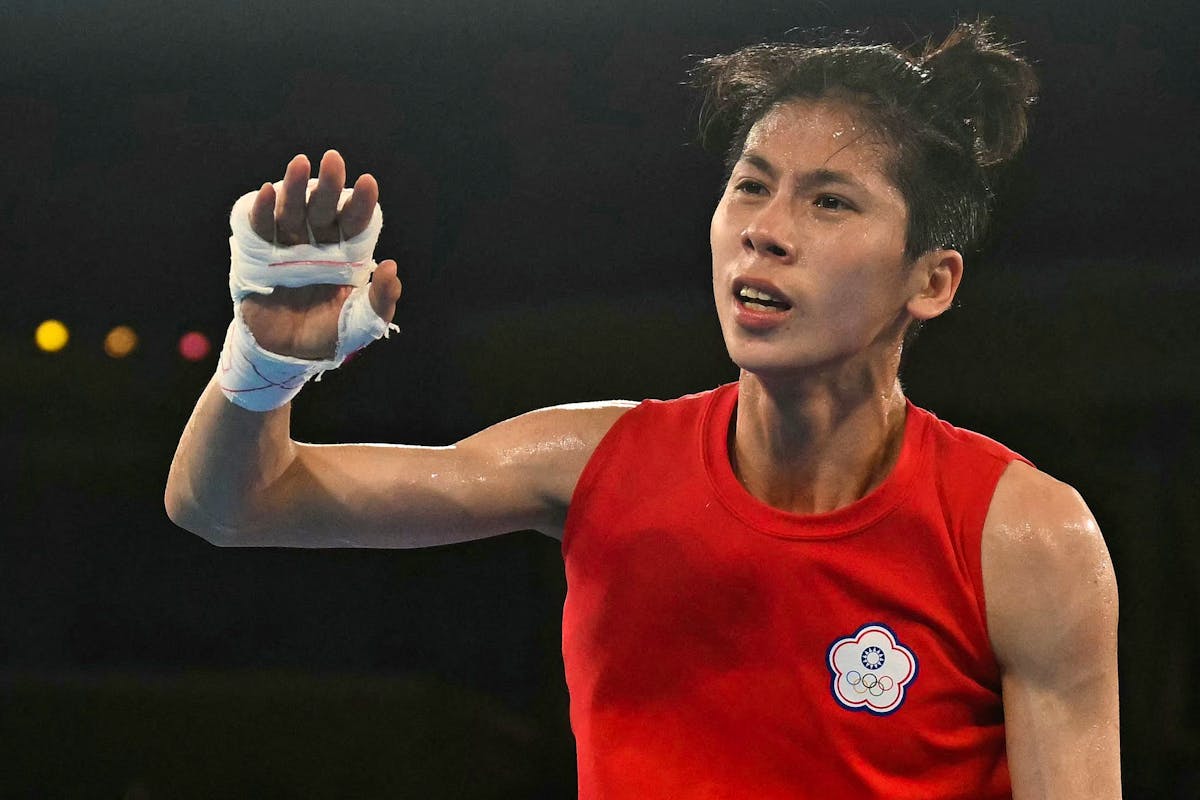 Lin Yu-ting ici aux Jeux olympiques de Paris en 2024.