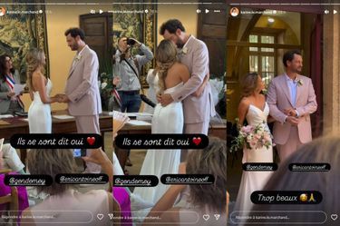 Mariage d'Eric Antoine et de Gennifer Demey à Aix-en-Provence, le 30 août 2025.