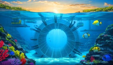 Illustration de la construction du tunnel sous-marin reliant le Maroc à l'Espagne.