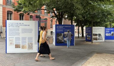 quelle est cette exposition sur le parvis de la basilique Saint-Sernin ?