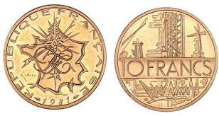 Georges Mathieu - Pièce de 10 francs