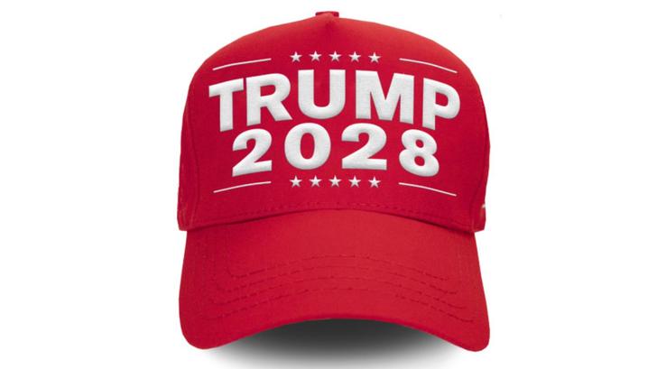 La casquette « Trump 2028 » est en vente sur le site officiel de Donald Trump.