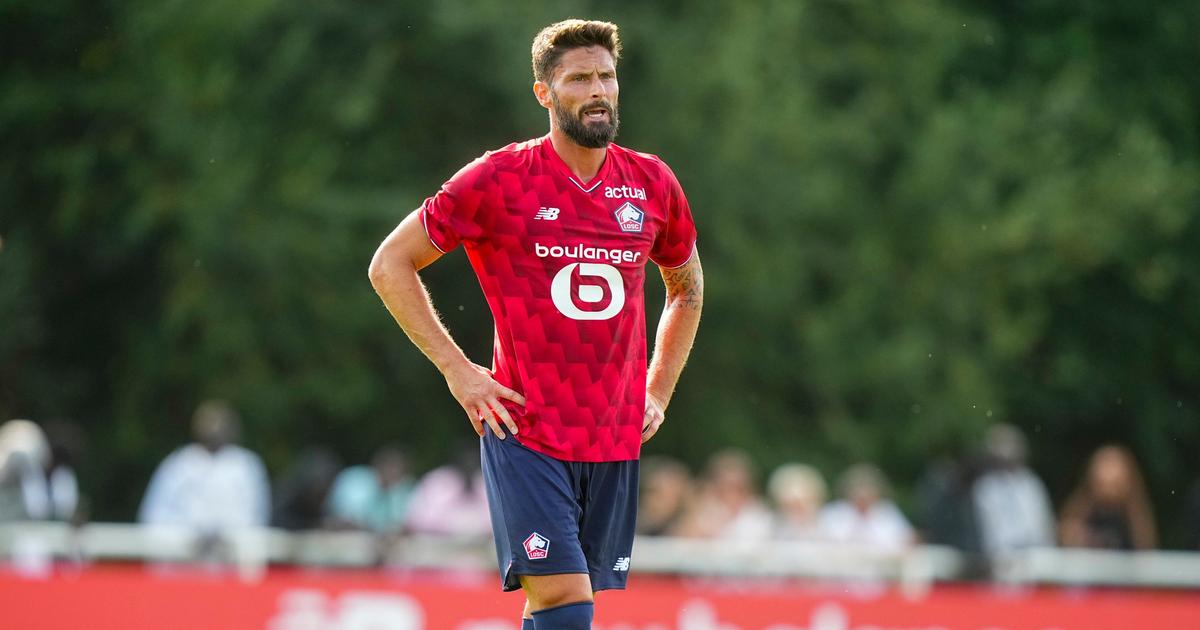en vidéo, Olivier Giroud marque déjà les esprits avec un doublé sous le maillot de Lille