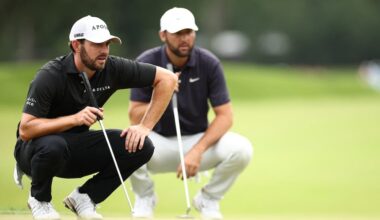 Patrick Cantlay Scottie Scheffler Photo by Jared C. Tilton / GETTY IMAGES NORTH AMERICA / Getty Images via AFP