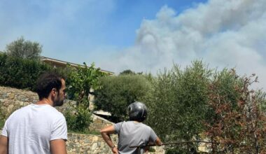 un incendie menace des habitations en Haute-Corse