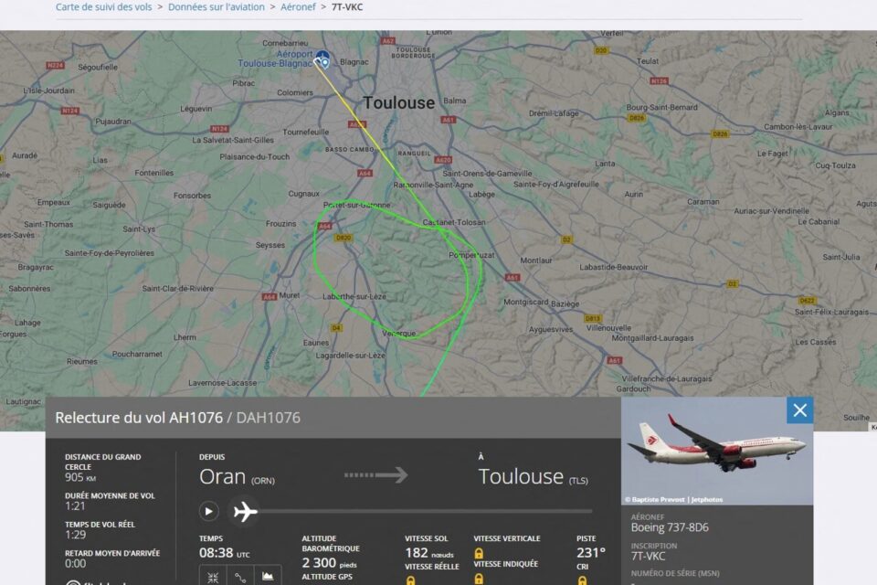 Le pilote du vol AH1076 s'est trompé entre les deux aéroports de Toulouse !