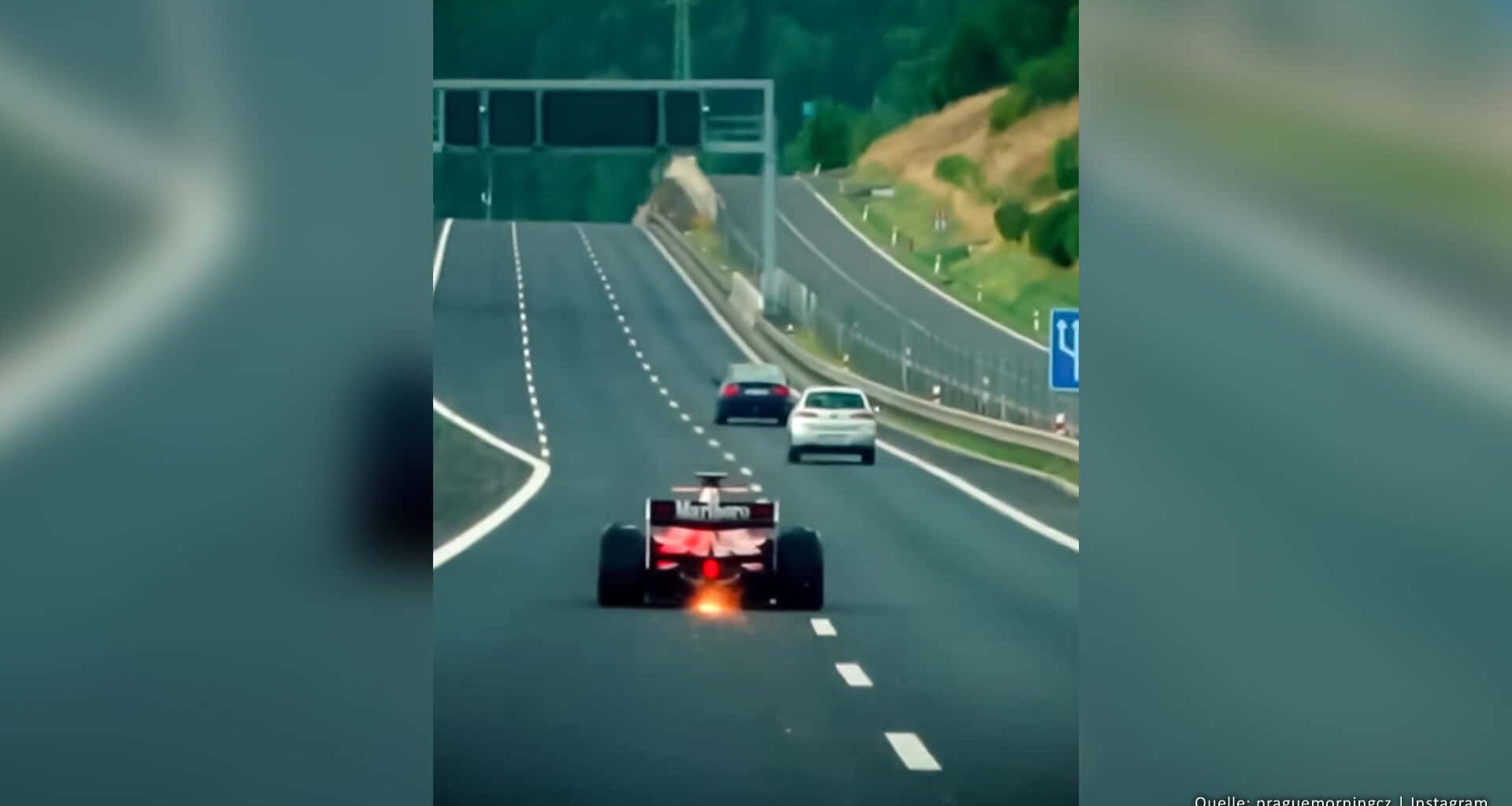 La monoplace fantôme fait sa réapparition sur l'autoroute