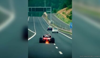 La monoplace fantôme fait sa réapparition sur l'autoroute