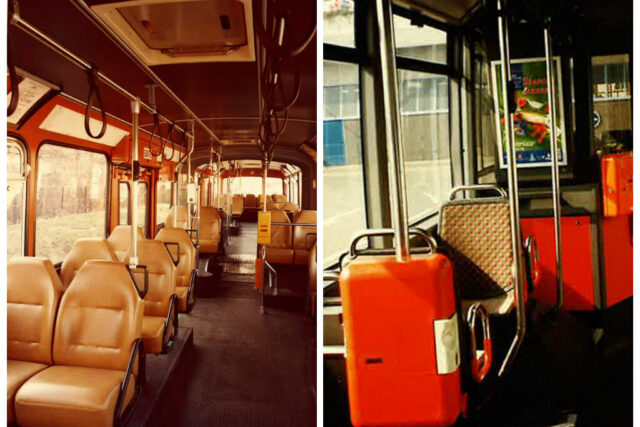 Les bus de la CTS ont connu de nombreux design dans les années 1990. (© CTS)