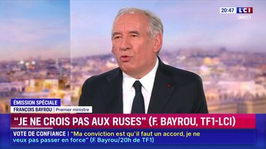 François Bayrou sur TF1 : retrouvez l'interview du 20H