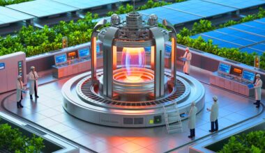 Illustration de la collaboration entre Google et Commonwealth Fusion Systems pour le développement de l'énergie de fusion nucléaire.