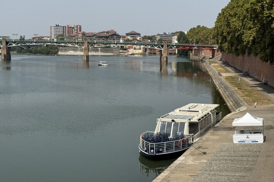 Une promenade sportive sur les berges de la Garonne.