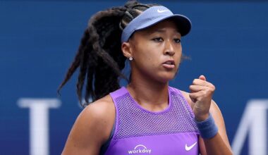 Naomi Osaka n'a pas manqué de réagir à l'embrouille entre Jelena Ostapenko et Taylor Townsend. (Getty Images)