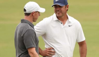 Brooks Koepka Rory McIlroy Ezra Shaw/Getty Images/AFP