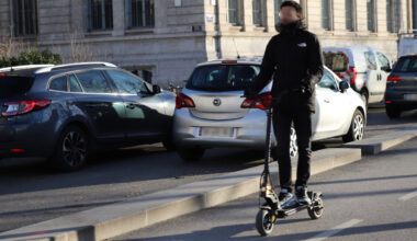 un automobiliste percute un homme à trottinette puis prend la fuite