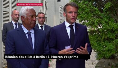 "La volonté américaine est d'obtenir un cessez-le-feu", assure Emmanuel Macron