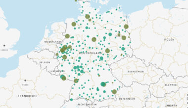 En Allemagne, cette carte interactive identifie les meilleurs sites pour produire de l'hydrogène vert