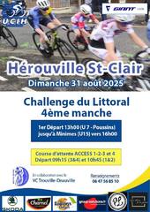 Hérouville St Clair 31 août 2025 infos de courses cyclistes