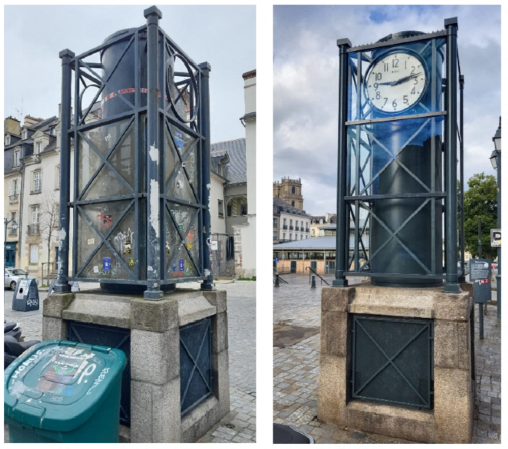 détériorées, deux horloges emblématiques remises à neuf par la Ville