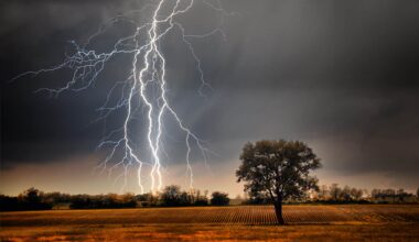 éclairs orages