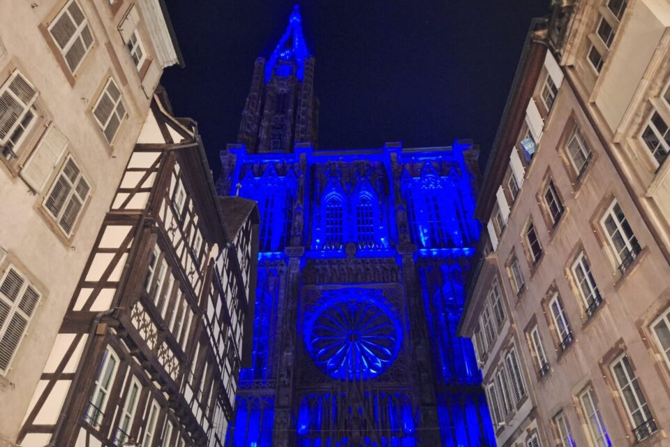 Illuminations cathédrale de Strasbourg son et lumière 2025