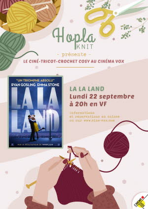 Illustration Ciné Tricot-Crochet : La La Land