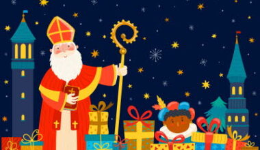 Illustration Légendes et chansons de la Saint-Nicolas en franco-allemand