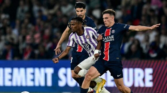 Yann Gboho lors de PSG - Toulouse.