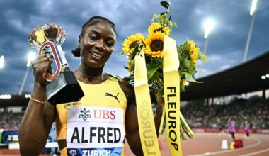 Ligue de Diamant - Finale Zurich - Julien Alfred et Christian Coleman s'illustrent sur 100 m à Zurich