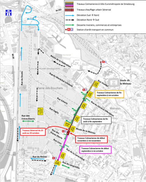 travaux avenue de colmar