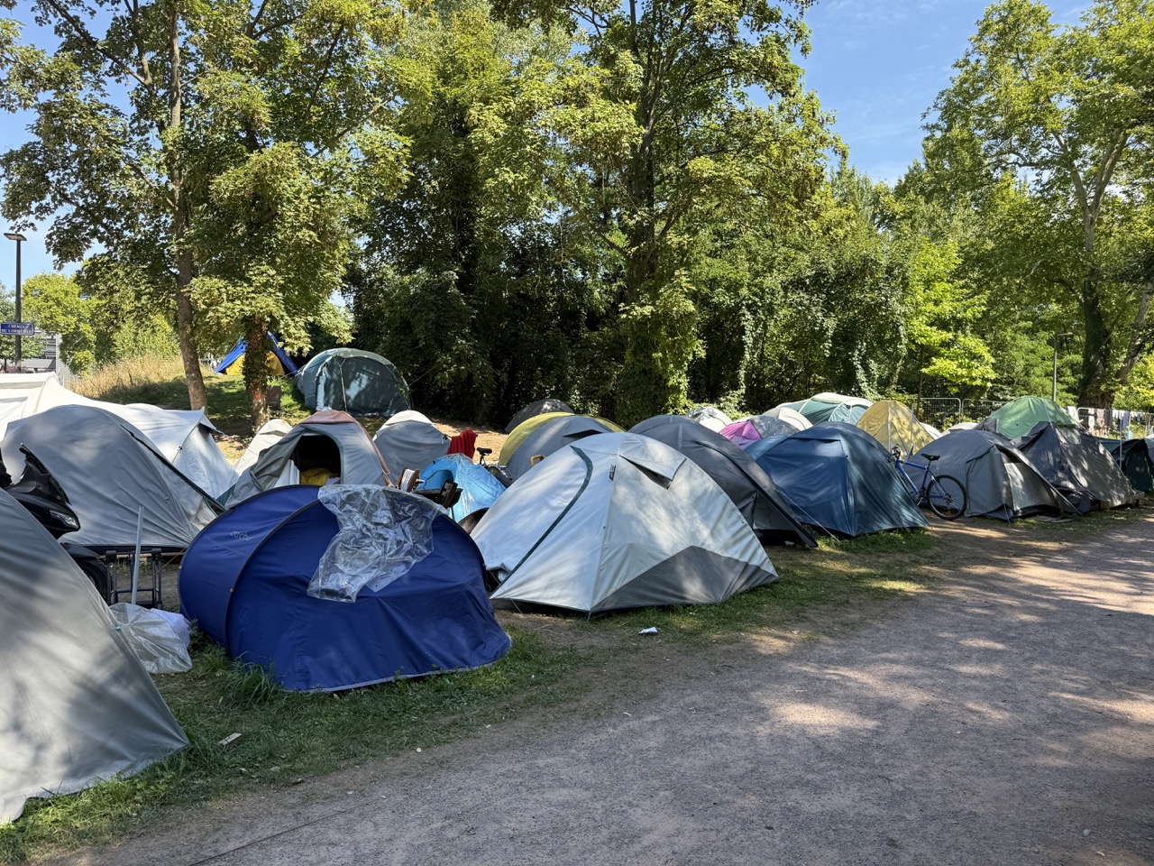 Camp du Heyritz migrants sdf