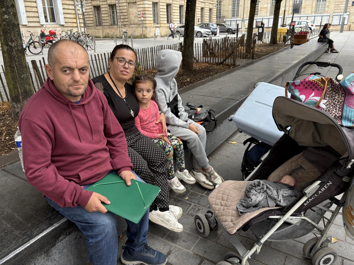 le calvaire d’une famille albanaise à la rue à Bordeaux