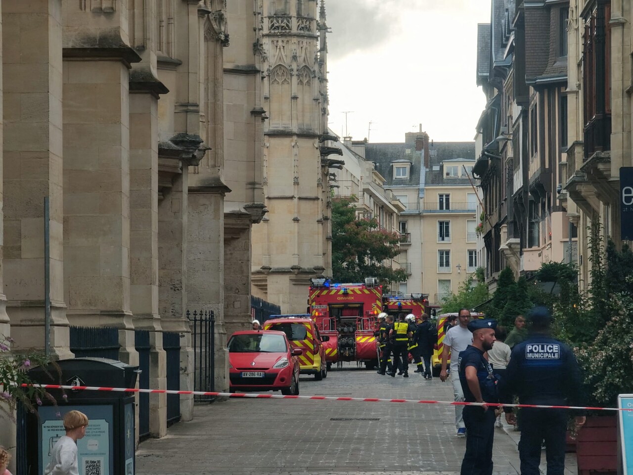 que s'est-il passé ce matin au palais de justice de Rouen ?