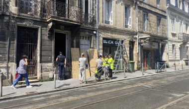 au lendemain de l’incendie cours de l’Argonne à Bordeaux, les riverains constatent les dégâts