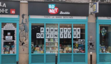 institution à Paris, la librairie BD Net Bastille va devenir une boutique de baskets
